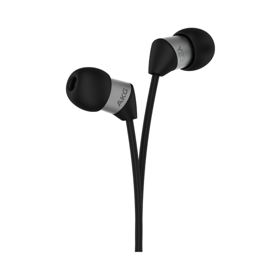 Y23 - Black - The smallest in-ear headphones with AKG signature sound - Hero