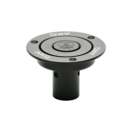 MF M - Black - Mounting flange for use with DAM+ Microphone series - Hero