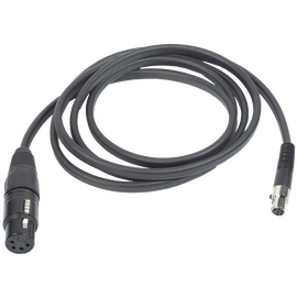 MK HS XLR 4D - Black - Detachable cable for AKG HSD headsets with 4pin XLR connector (female) - Hero