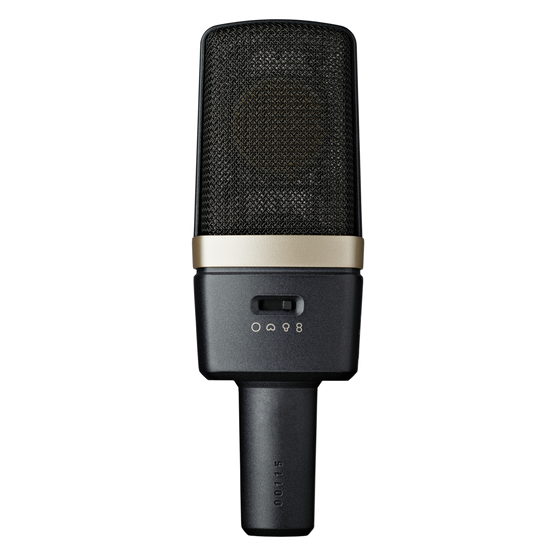 C314 - Black - Professional multi-pattern condenser microphone - Back