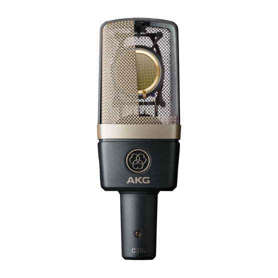 C314 - Black - Professional multi-pattern condenser microphone - Detailshot 1