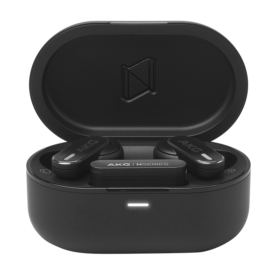 AKG N5 Hybrid - Black - True wireless noise cancelling earbuds - Detailshot 2