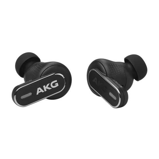AKG N5 Hybrid - Black - True wireless noise cancelling earbuds - Detailshot 6