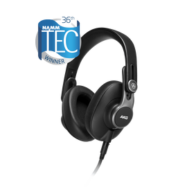 K371 - Black - Over-ear, closed-back, foldable studio headphones  - Hero