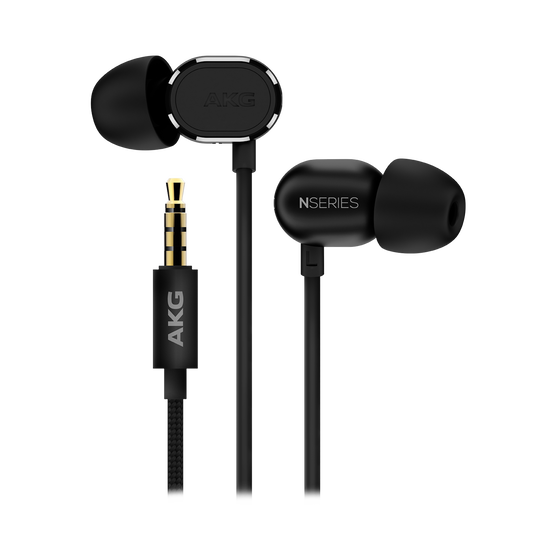 N20U - Black - Reference class in-ear headphones with universal 3 button remote. - Detailshot 1