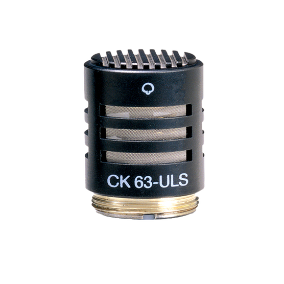 CK63 ULS - Black - Reference hypercardioid condenser microphone capsule - Hero