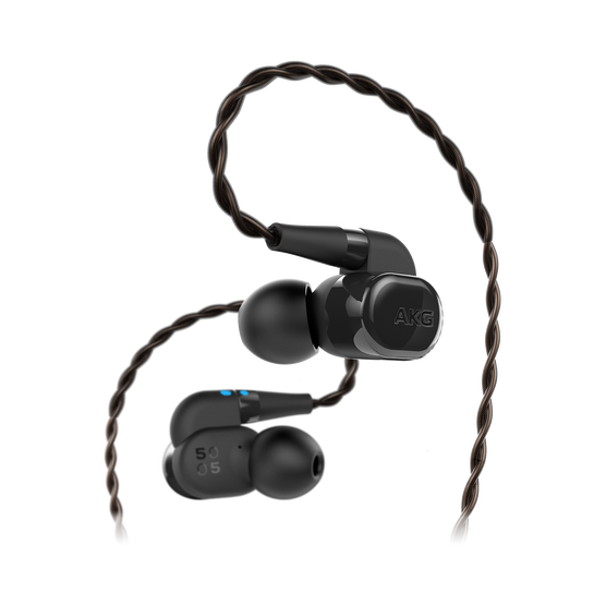 AKG N5005 - Black - Reference Class 5-driver configuration in-ear headphones with customizable sound - Hero