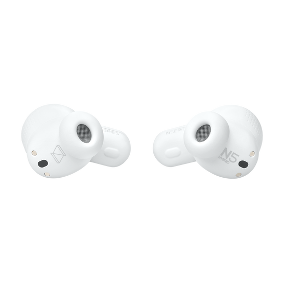 AKG N5 Hybrid - White - True wireless noise cancelling earbuds - Right