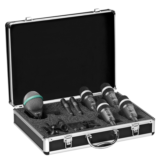 Drum Set Concert I - Black - Professional drum microphone set - Hero