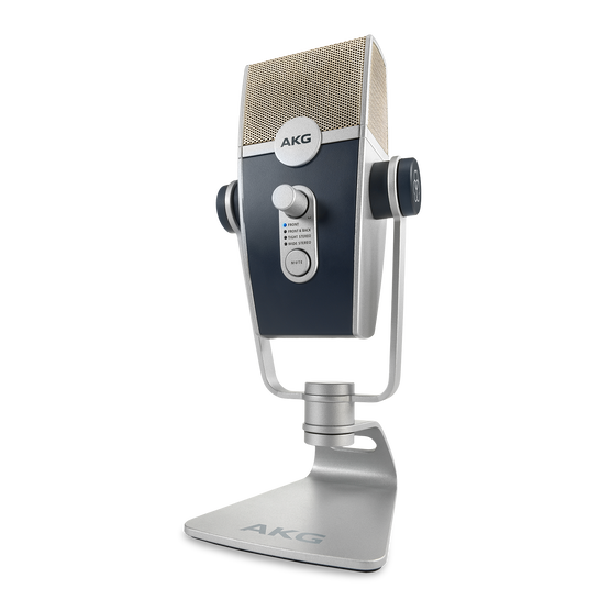 AKG Lyra  - Silver - Ultra-HD Multimode USB Microphone  - Hero