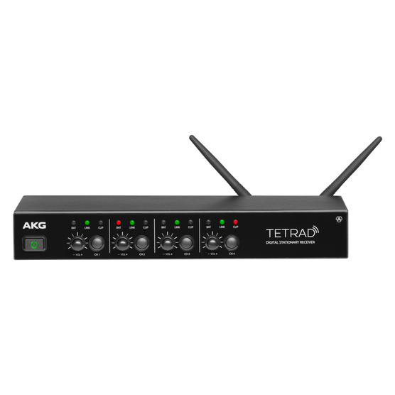 DSRTETRAD (EU) - Black - Reference digital wireless multichannel receiver - Hero