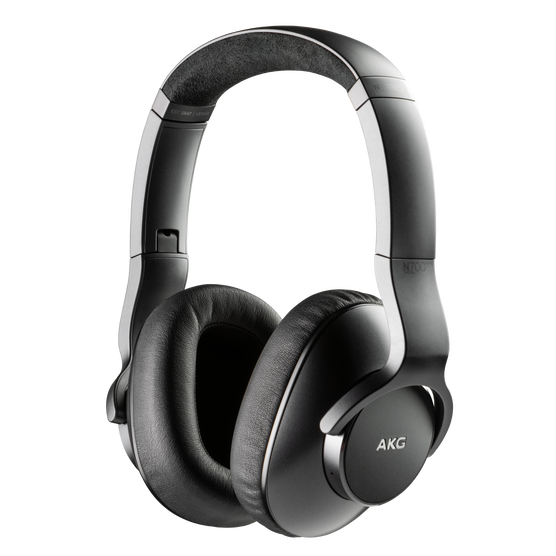 AKG N700NCM2 WIRELESS - Black - Wireless, Adaptive Noise Cancelling Headphones - Hero
