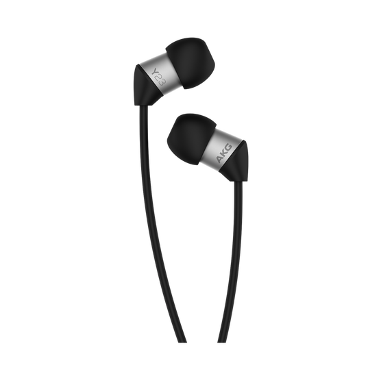 Y23 - Black - The smallest in-ear headphones with AKG signature sound - Detailshot 1