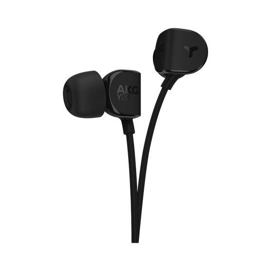 Y20U - Black - Signature AKG in-ear stereo headphone that takes your calls - Detailshot 1