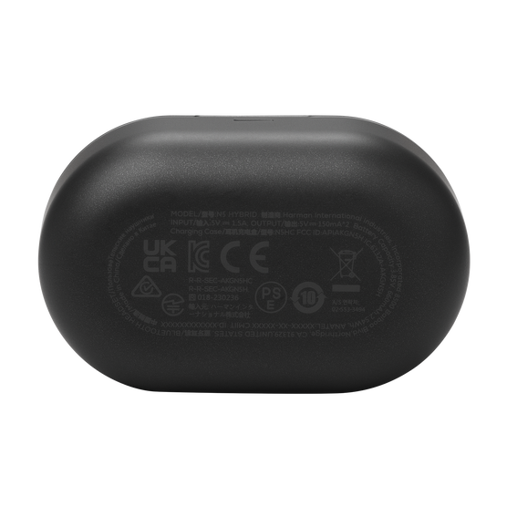 AKG N5 Hybrid - Black - True wireless noise cancelling earbuds - Detailshot 7