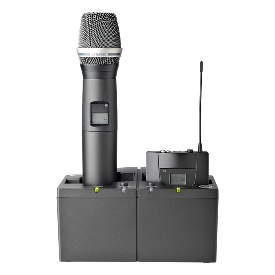 CU4000 - Black - Charging unit for HT4500 and PT4500 transmitters and SPR4500 IEM receiver - Hero