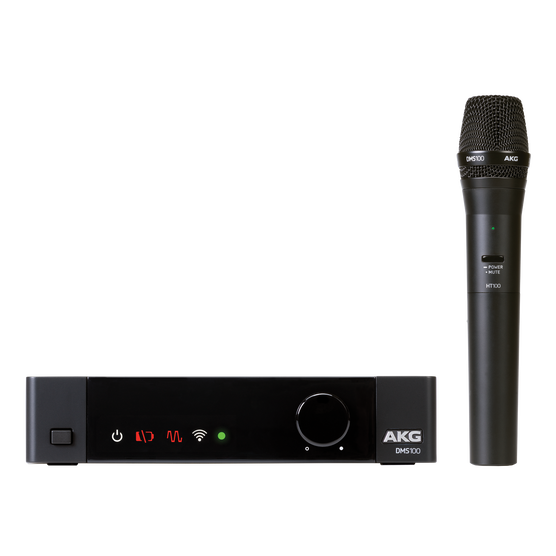 DMS100 - Black - Digital wireless microphone/instrument systems - Hero