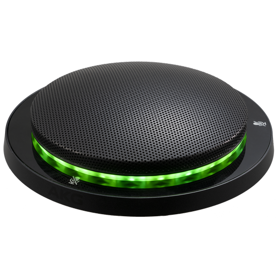 CBL201 - Black - Dual element, professional low-profile boundary layer microphone - Hero