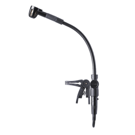 C519 M - Black - Professional miniature clip-on condenser microphone with mini XLR to standard XLR cable - Hero