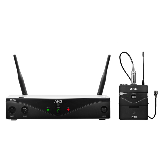 WMS420 Presenter Set Band-A - Black - Professional wireless microphone system - Hero