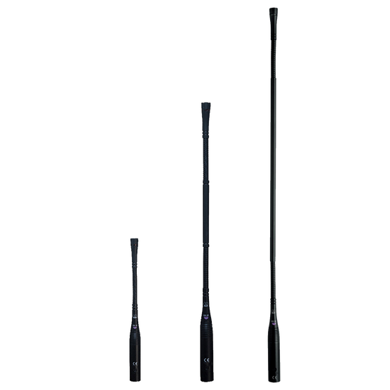 GN30 E - Grey - 30cm (12in) High-performance modular gooseneck module - DAM Series - Hero