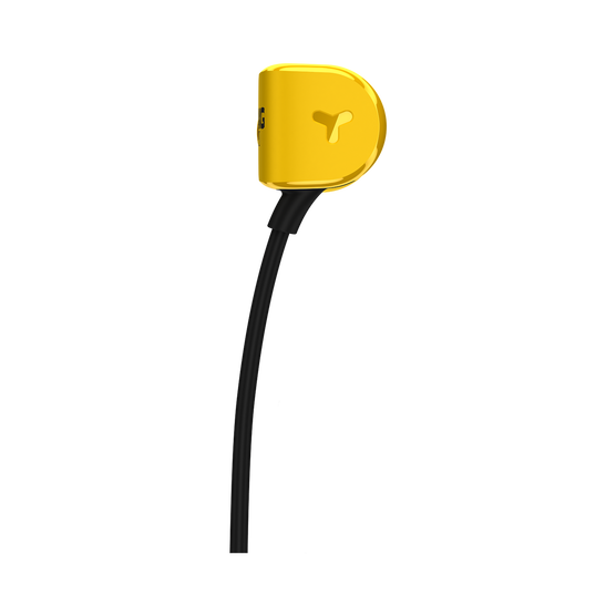 Y20U - Yellow - Signature AKG in-ear stereo headphone that takes your calls - Back