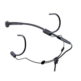 C520 - Black - Professional head-worn condenser microphone with standard XLR connector - Hero