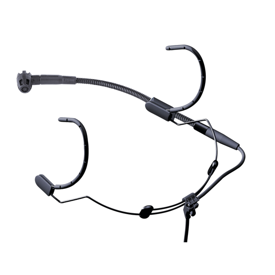 C520 - Black - Professional head-worn condenser microphone with standard XLR connector - Hero